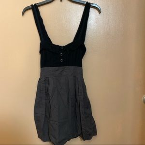 Forever 21 Grey and Black Dress
